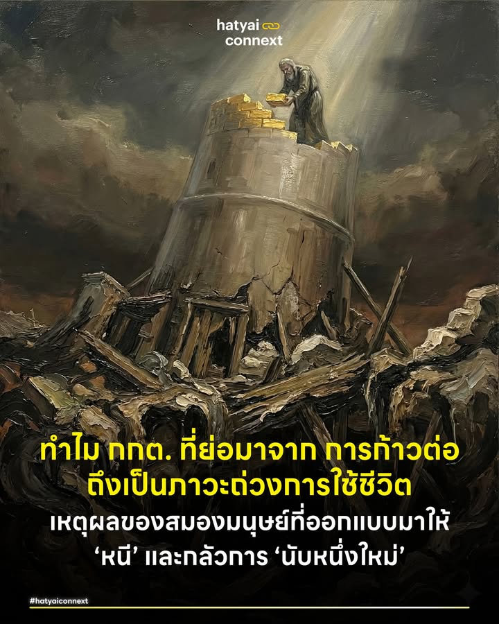 ทำไม กกต. ที่ย่อมาจาก การก้าวต่อ ถึงเป็นภาวะถ่วงการใช้ชีวิต เหตุผลของสมองมนุษย์ที่ออกแบบมาให้ ‘หนี’ และกลัวการ ‘นับหนึ่งใหม่’ . เรามักถูกปลูกฝังความเชื่อชุดหนึ่งมาตลอดชีวิตว่า 'อย่าหยุดเดิน' 'อย่ายอมแพ้' หรือ 'ต้องมูฟออน' จนทำให้คำว่า การก้าวต่อ (กกต.) กลายเป็นศาสดาของความสำเร็จ ในขณะที่การถอยหลังหรือการเริ่มนับใหม่ กลายเป็นสัญลักษณ์ของความล้มเหลวที่น่ารังเกียจ . ในทางจิตวิทยาและพฤติกรรมศาสตร์ การดันทุรังไปข้างหน้าทั้งที่ฐานรากพังทลาย หรือการปฏิเสธที่จะตรวจสอบความผิดพลาดในอดีต กลับเป็นหายนะที่ใหญ่หลวงยิ่งกว่าการยอมหยุดเพื่อรื้อระบบ เคยสงสัยไหมว่าทำไมคนเราถึงยอมทนอยู่ในความสัมพันธ์ที่เป็นพิษ ยอมถือหุ้นที่ติดดอย . หรือในระดับโครงสร้างสังคม ทำไมมนุษย์ถึงกลัวการเซ็ตซีโร่ จนยอมปล่อยผ่านความผิดปกติไป? คำตอบอยู่ที่กลไกสมองที่ทำงานผิดพลาดที่ฝังรากลึกใน DNA ของเผ่าพันธุ์โฮโมเซเปียนส์ . #มายาคติของต้นทุนจม ศัตรูตัวฉกาจที่สุดของการนับหนึ่งใหม่คือตรรกะวิบัติเรื่องต้นทุนจม ซึ่งอธิบายว่ามนุษย์มีแนวโน้มที่จะตัดสินใจโดยยึดติดกับ 'สิ่งที่ลงทุนไปแล้ว' (อดีต) มากกว่า 'ผลลัพธ์ที่จะได้' (อนาคต) . ไม่ว่าจะเป็นเงิน เวลา ความรู้สึก ยิ่งเราลงแรงไปมากเท่าไหร่ สมองจะสั่งให้เราเสียดายมากเท่านั้น การยอมรับว่าต้องนับใหม่หรือเริ่มใหม่ ในทางจิตวิทยาเท่ากับเป็นการยอมรับว่าสิ่งที่ทำมาทั้งหมดคือ 'ความสูญเสีย' ซึ่งเป็นการทำร้ายอีโก้ของตัวเองอย่างรุนแรง เราจึงเลือกที่จะ 'หลอกตัวเอง' และก้าวต่อไปในเส้นทางที่ผิด เพียงเพื่อหลีกเลี่ยงความเจ็บปวดจากการยอมรับความจริงว่าที่ผ่านมาเราพลาด . #ความเกลียดชังความสูญเสีย ลึกลงไปในกลไกการตัดสินใจ Daniel Kahneman นักจิตวิทยาเจ้าของรางวัลโนเบล และ Amos Tversky ได้ระบุชัดเจนว่า 'ความเจ็บปวดจากการสูญเสีย มีพลังมากกว่าความสุขจากการได้รับถึง 2 เท่า' . นี่คือสาเหตุที่ทำให้มนุษย์เลือกที่จะหนีความจริง เมื่อเผชิญกับความผิดปกติ เพราะการหยุดเพื่อตรวจสอบ รื้อพรม อาจนำมาซึ่งความเสี่ยงที่เราจะเสียหน้า เสียเวลา หรือเสียความเชื่อมั่น สมองที่ควบคุมความกลัวจะสั่งการให้เราหลีกเลี่ยงสถานการณ์นั้นทันที เราจึงยอมแลกความถูกต้องในระยะยาวกับความสบายใจจอมปลอมในระยะสั้น . #สมองขี้เกียจโดยสัญชาตญาณ สมองมนุษย์คือก้อนเนื้อที่ใช้พลังงานสิ้นเปลืองที่สุด โดยบริโภคพลังงานถึง 20% ของร่างกาย ธรรมชาติจึงสร้างกฎ Principle of Least Effort ขึ้นมาเพื่อประหยัดพลังงาน การไปต่อตามเส้นทางเดิม แม้จะเป็นเส้นทางที่ขรุขระหรือผิดเพี้ยน แต่สมองใช้พลังงานน้อยกว่าเพราะมีวงจรประสาทเดิมรองรับอยู่แล้ว . ดังนั้นการ 'นับใหม่' ต้องใช้พลังงานมหาศาลในการประมวลผลเพื่อสร้างทางเลือกและจัดการกับความวุ่นวาย สมองส่วนสัญชาตญาณจึงมักสั่งให้เรา เลือกทางที่ง่ายที่สุดคือการปล่อยเบลอและหวังว่ามันจะดีขึ้นเอง มากกว่าการลงมือแก้ไขที่ต้นเหตุ . #ปรากฏการณ์นกกระจอกเทศ เมื่อความจริงมันเจ็บปวดเกินรับไหว มนุษย์มักจะเข้าสู่ภาวะ The Ostrich Effect หรือปรากฏการณ์นกกระจอกเทศเอาหัวมุดทรายคือการเลือกที่จะเพิกเฉยต่อข้อมูลเชิงลบ . เราจะเห็นพฤติกรรมนี้ได้ชัดเจนเมื่อเกิดข้อขัดแย้ง เราเลือกที่จะไม่มอง ไม่รับรู้ ไม่ตรวจสอบ เช่น ไม่สนใจความผิดปกติของตัวเลข เพราะการรับรู้ข้อมูลเหล่านั้นจะสร้างความขัดแย้งในใจ การหนีปัญหาจึงเป็นกลไกป้องกันตัวทางจิต เพื่อรักษาสภาวะสมดุลทางอารมณ์ แม้ว่าจะรู้ทั้งรู้ว่าปัญหานั้นไม่ได้หายไปไหนก็ตาม . #หายนะของการถมไม่เต็ม การไม่กล้านับหนึ่งใหม่ มักนำไปสู่หายนะขั้นกว่าที่เรียกว่าการถลำลึกสถานการณ์ที่ยิ่งรู้ว่าผิด ยิ่งถมทรัพยากรลงไปเพื่อกลบเกลื่อนความผิดพลาดเดิม หวังว่าจะพลิกฟื้นสถานการณ์ได้ . พฤติกรรมนี้มันเปลี่ยนจาก 'ความผิดพลาด' ให้กลายเป็น 'หายนะ' การดันทุรังเดินหน้าต่อบนฐานข้อมูลที่ผิดพลาด ไม่ต่างอะไรกับการสร้างตึกสูงบนฐานรากที่ทรุดตัว ยิ่งสร้างสูง ยิ่งพังทลายรุนแรง เหมือนกับตึกสตง. ที่ถล่มลงมา . ในทางตรงกันข้าม วิทยาศาสตร์ยืนยันว่ากระบวนการ ทำซ้ำ-ตรวจสอบ-แก้ไข คือหัวใจของความสำเร็จที่ยั่งยืน การกล้าที่จะเตือนตัวเองว่าหยุด 'ขอนับหนึ่งใหม่' ไม่ใช่ความล้มเหลว กลับสะท้อนถึงความยืดหยุ่นทางความคิดของคนที่มีปัญญาและวุฒิภาวะสูงพอที่จะยอมรับความจริง เพื่อให้ก้าวต่อไปข้างหน้าได้อย่างมั่นคงและสง่างาม . อ้างอิง - Arkes, H. R., & Blumer, C. (1985). The psychology of sunk cost. Organizational Behavior and Human Decision Processes. - Kahneman, D., & Tversky, A. (1979). Prospect Theory: An Analysis of Decision under Risk. Econometrica. - Galai, D., & Sade, O. (2006). The 'Ostrich Effect' and the Relationship between the Liquidity and the Yields of Financial Assets. - Staw, B. M. (1976). Knee-deep in the big muddy: A study of escalating commitment to a chosen course of action. __ #HatyaiConnext #จิตวิทยา #พฤติกรรมมนุษย์ #กกต #มูฟออน #ก้าวต่อไป #Neuroscience #CognitiveBias #GrowthMindsethatyaiconnext